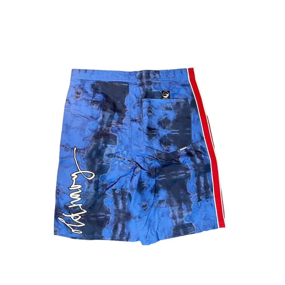 Old Navy Swim Trunks Shorts Boys Size 18 Red Blue Vintage 2002